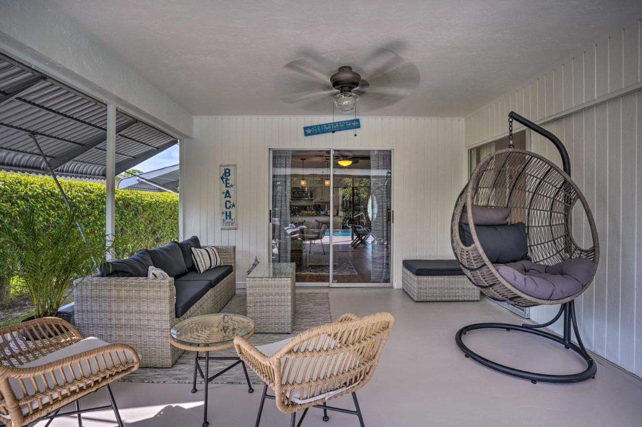 Naples Oasis With Screened Pool, Bike To Beach! Eksteriør billede