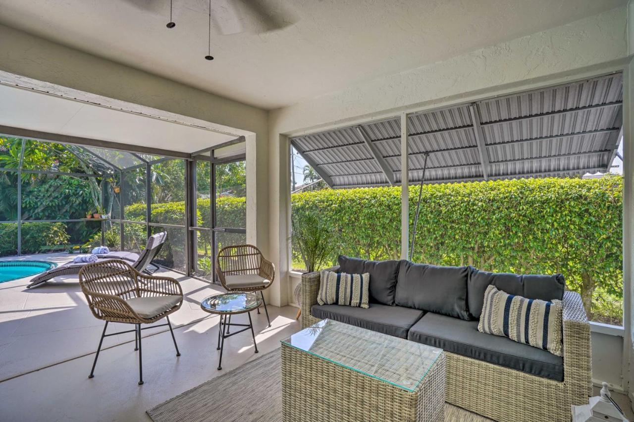 Naples Oasis With Screened Pool, Bike To Beach! Eksteriør billede