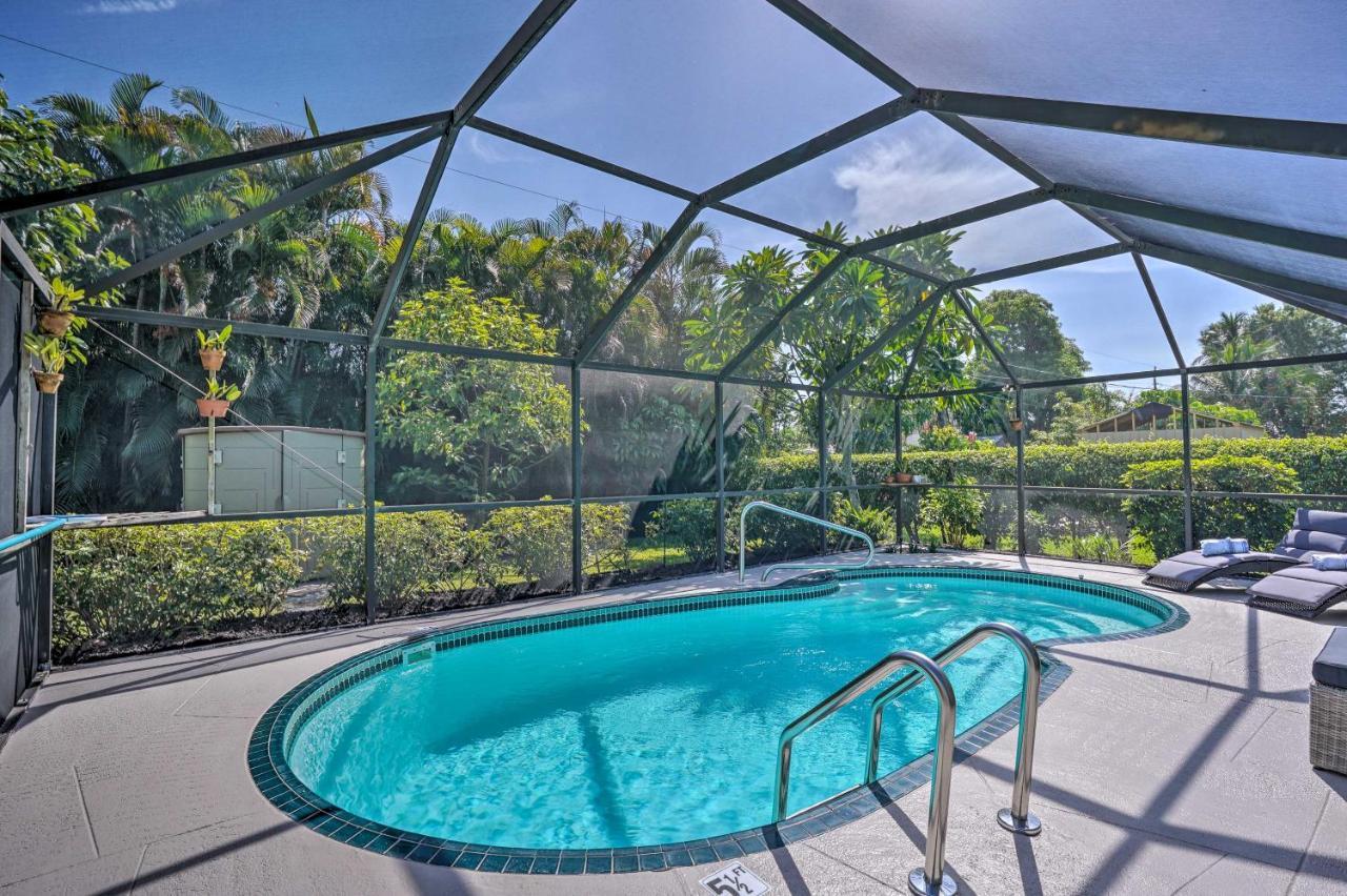 Naples Oasis With Screened Pool, Bike To Beach! Eksteriør billede